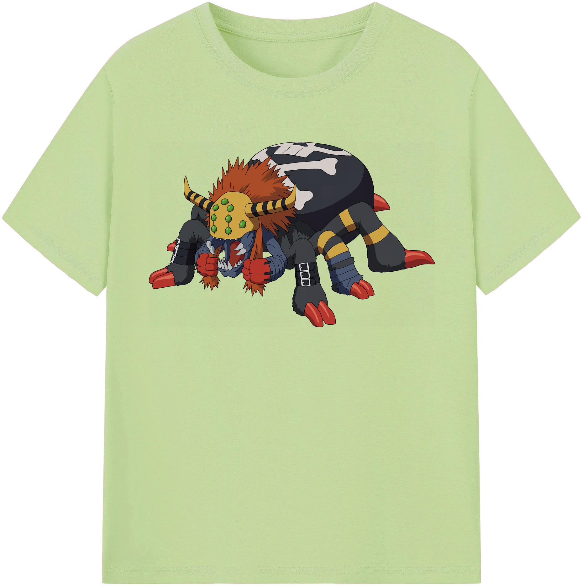 （画像用） Digimon デジタルモンスター/デジモン 綿100％半袖Tシャツ（フロントプリント）